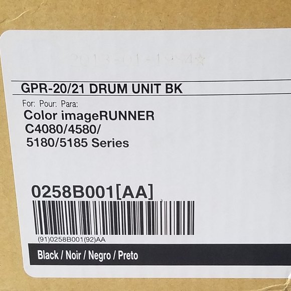 Canon GPR-20-21 New Black Drum Unit For Canon Printer - Picture 5 of 13